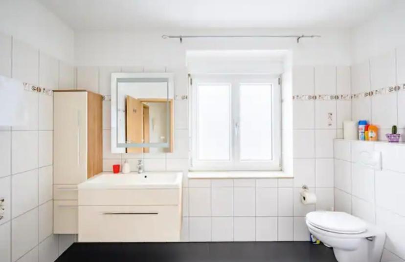 Guenstiges Gruenes Ferienzimmer Mit Separater Moderner Dusche Lorrach Exterior photo
